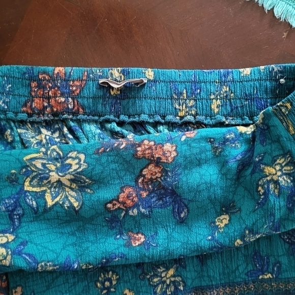 Maurices Bright Floral Faux Wrap Skirt Size XL - Picture 3 of 7